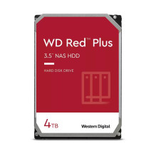 HDD, WESTERN DIGITAL, Red Plus, 4TB, SATA, 256 MB, 5400 aps./min., 3,5', WD40EFPX