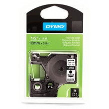 Dymo Label Tape D1 S0718040 Black on White