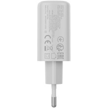 CANYON charger OnCharge 200 20W 1xPD 1xQC EU White CANYON charger OnCharge 200 20W 1xPD 1xQC EU White