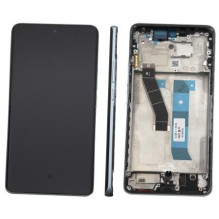 Ekranas Xiaomi Redmi Note 15 4G su lietimui jautriu stikliuku ir rėmeliu Glacier Blue originalus (service pack)