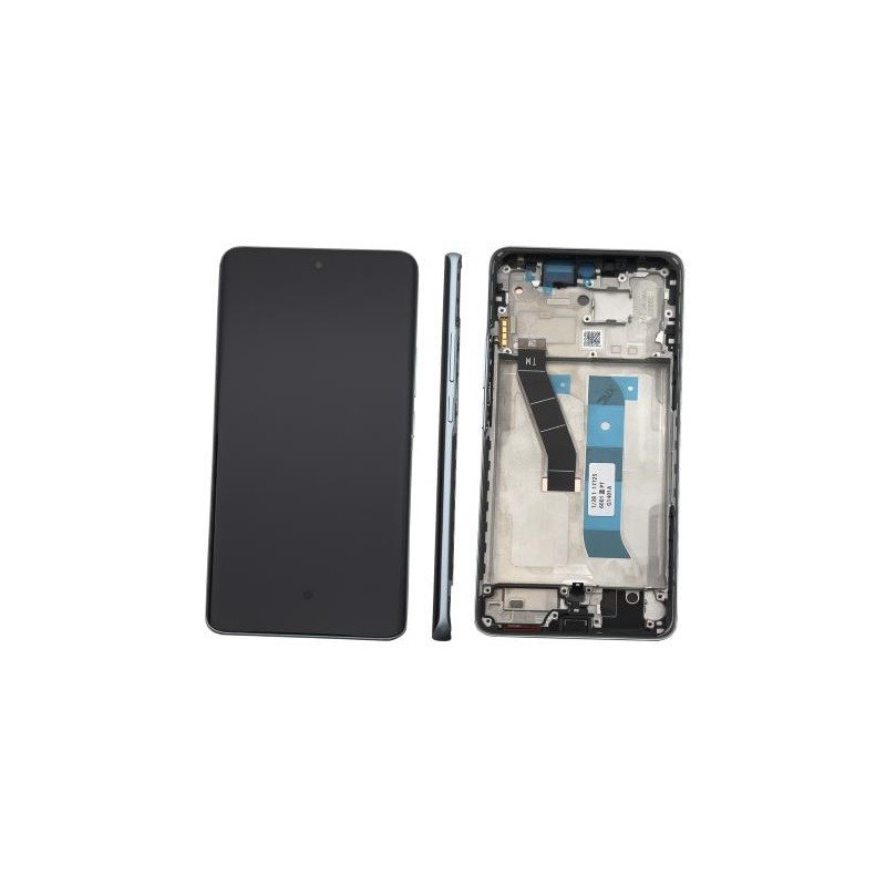Ekranas Xiaomi Redmi Note 15 4G su lietimui jautriu stikliuku ir rėmeliu Glacier Blue originalus (service pack)