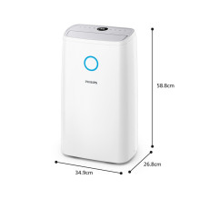 Dehumidifier Philips DE3306 / 11, 258 W Dehumidifier Philips DE3306 / 11, 258 W