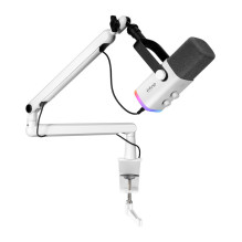 Mikrofonas - Fifine TAM8W Dinaminis USB / XLR Kardioidinis Baltas