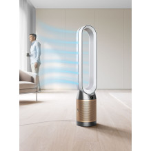 Oro Valytuvas - Dyson Purifier Cool PC2, HEPA Filtras, 10 Greičių Nustatymai, Auksinė, Balta