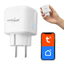 Išmanusis namų prietaisas - GreenBlue WiFi kištukas GB735 W, 16A / 3840W Max, laikmatis, galia Išmanusis namų prietaisas - GreenBlue WiFi kištukas GB735 W, 16A / 3840W Max, laikmatis, galia
