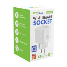Išmanusis namų prietaisas - GreenBlue WiFi kištukas GB735 W, 16A / 3840W Max, laikmatis, galia Išmanusis namų prietaisas - GreenBlue WiFi kištukas GB735 W, 16A / 3840W Max, laikmatis, galia