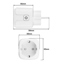 Išmanusis namų prietaisas - GreenBlue WiFi kištukas GB735 W, 16A / 3840W Max, laikmatis, galia Išmanusis namų prietaisas - GreenBlue WiFi kištukas GB735 W, 16A / 3840W Max, laikmatis, galia