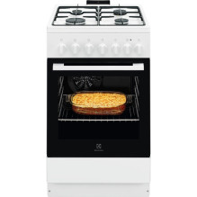 Gas stove with electric...