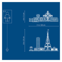 LEGO Architecture Paris Skyline Set LEGO Architecture Paris Skyline Set