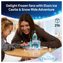 LEGO Disney Princess Elsa's Ice Castle &amp; Snow Ride Adventure 43281