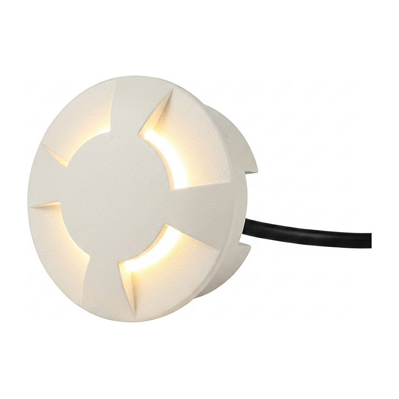 Synergy 21 LED recessed floor spotlight ARGOS round Segment-4 IP67 ww - brown