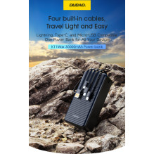 Išorinė baterija Power Bank Dudao K11 Max 10W 30000mAh juoda Išorinė baterija Power Bank Dudao K11 Max 10W 30000mAh juoda