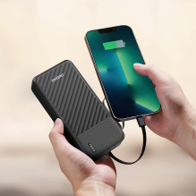 Išorinė baterija Power Bank Dudao K11 Pro 10W 20000mAh juoda Išorinė baterija Power Bank Dudao K11 Pro 10W 20000mAh juoda