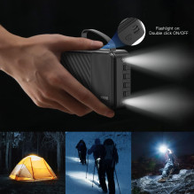 Išorinė baterija Power Bank Dudao K11 Pro 10W 20000mAh juoda Išorinė baterija Power Bank Dudao K11 Pro 10W 20000mAh juoda
