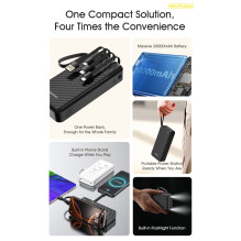 Išorinė baterija Power Bank Dudao K11 Pro 10W 20000mAh juoda Išorinė baterija Power Bank Dudao K11 Pro 10W 20000mAh juoda