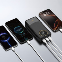 Išorinė baterija Power Bank Dudao K12 Pro 22.5W 20000mAh juoda Išorinė baterija Power Bank Dudao K12 Pro 22.5W 20000mAh juoda