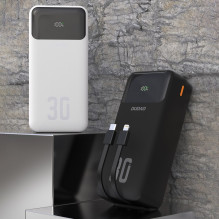 Išorinė baterija Power Bank Dudao K15 Max 22.5W 30000mAh juoda Išorinė baterija Power Bank Dudao K15 Max 22.5W 30000mAh juoda
