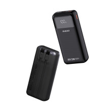 Išorinė baterija Power Bank Dudao K15 Pro 22.5W 20000mAh juoda Išorinė baterija Power Bank Dudao K15 Pro 22.5W 20000mAh juoda