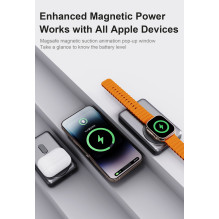 Išorinė baterija Power Bank Dudao K29 MagSafe 20W 10000mAh pilkas Išorinė baterija Power Bank Dudao K29 MagSafe 20W 10000mAh pilkas