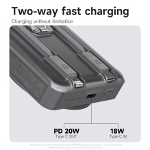 Išorinė baterija Power Bank Dudao K29 MagSafe 20W 10000mAh pilkas Išorinė baterija Power Bank Dudao K29 MagSafe 20W 10000mAh pilkas