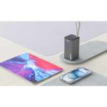 Išorinė baterija Power Bank Dudao K65+ 65W 30000mAh juoda Išorinė baterija Power Bank Dudao K65+ 65W 30000mAh juoda