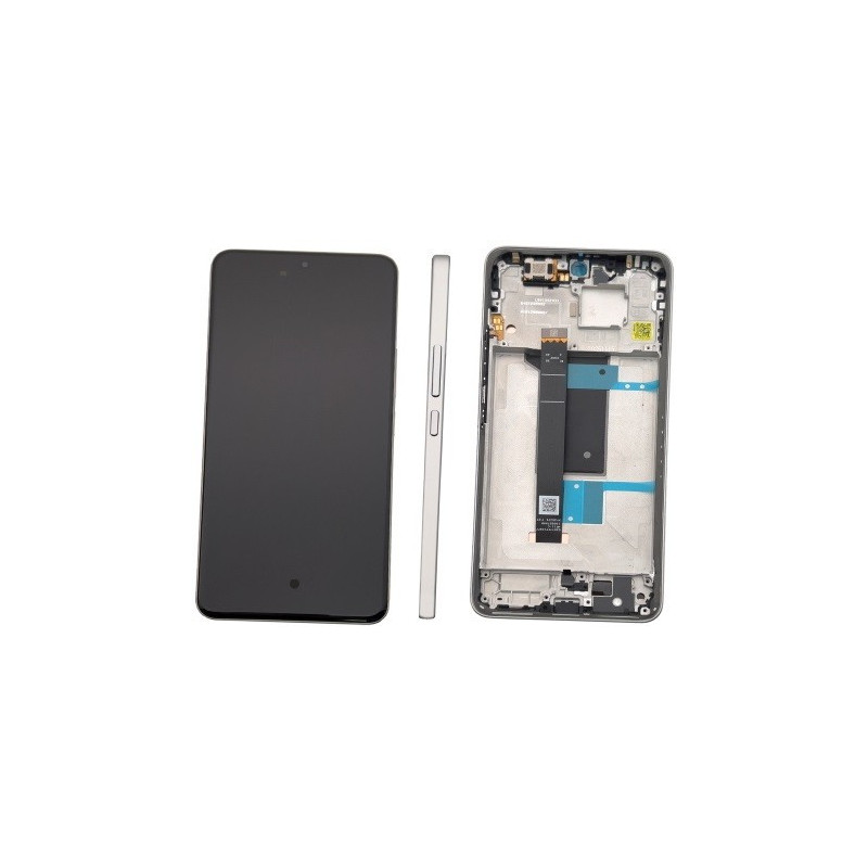 Ekranas Xiaomi Redmi Note 15 Pro 4G su lietimui jautriu stikliuku ir rėmeliu Titanium originalus (service pack)