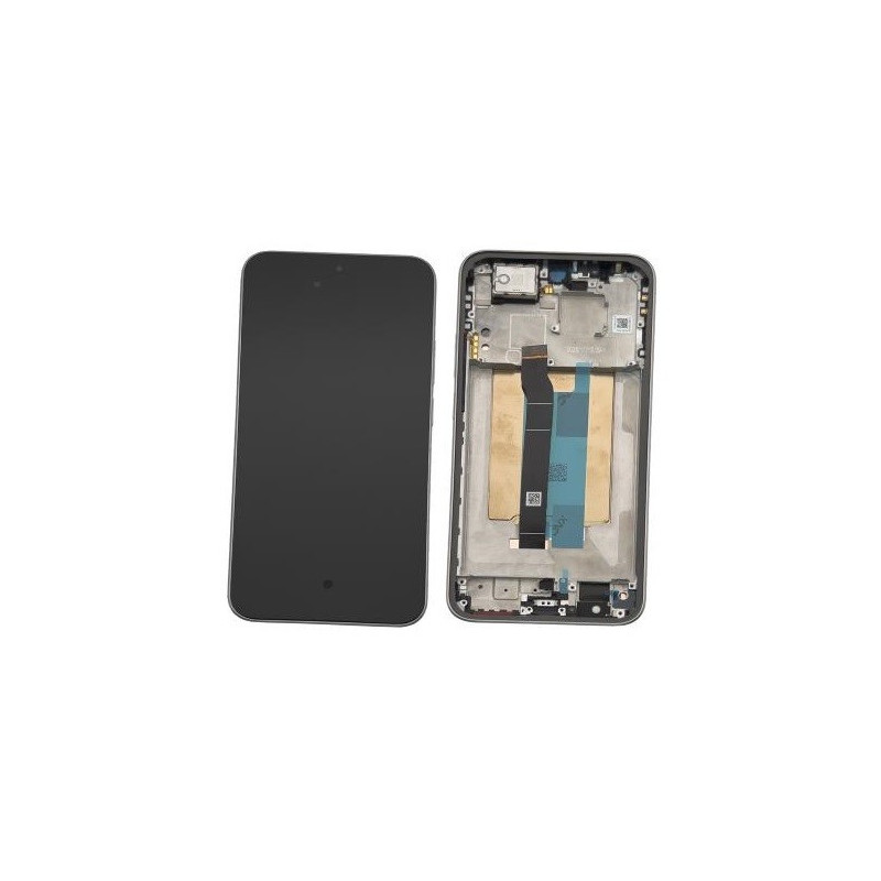 Ekranas Xiaomi Redmi Note 15 Pro 5G su lietimui jautriu stikliuku ir rėmeliu Titanium originalus (service pack)