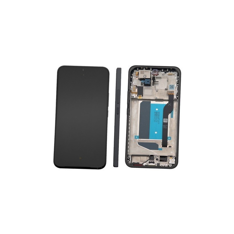 Ekranas Xiaomi Redmi Note 15 Pro+ 5G su lietimui jautriu stikliuku ir rėmeliu Black originalus (service pack)