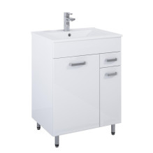 KOMPLEKTAS NIKA 60 CM BALTAS BLIZGUS KOMPLEKTAS NIKA 60 CM BALTAS BLIZGUS