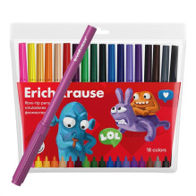 FIBRE TIP PEN 18 COLORS 61832