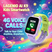 LAGENIO AI vaikiškas laikrodis K9 4G violetinis LAGENIO AI vaikiškas laikrodis K9 4G violetinis