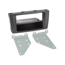 Ramka radiowa 2 DIN z kieszenią do Skoda Octavia 1Z / Yeti 5L czarna 281340-08-1 Ramka radiowa 2 DIN z kieszenią do Skoda Octavia 1Z / Yeti 5L czarna 281340-08-1