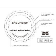 Excursion SHX-5.3C dB - 3-drożny zestaw głośników