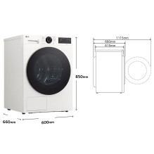 Džiovyklė LG RHX5009TLB Džiovyklė LG RHX5009TLB