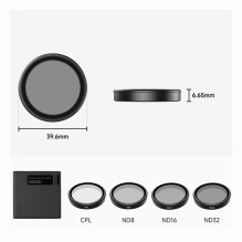 Filter - Telesin OA-FLT-005 CPL ND filter set for DJI Osmo Action 3 / 4