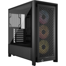 Kompiuterio Korpusas - Corsair FRAME 4000D RS ARGB Midi Tower EATX / ATX Tempered Glass Black Kompiuterio Korpusas - Corsair FRAME 4000D RS ARGB Midi Tower EATX / ATX Tempered Glass Black