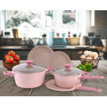 Westinghouse WCCS202607A aluminium cookware set, 7 pieces