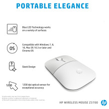 HP Z3700 Ceramic White Wireless mouse