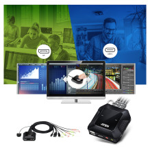 ATEN CS52DP KVM switch