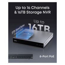 „eufy“ NVR apsaugos sistema S4 Max