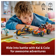 LEGO NINJAGO Kai and Cole's Combo Car