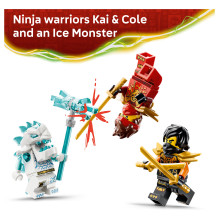 LEGO NINJAGO Kai and Cole's Combo Car