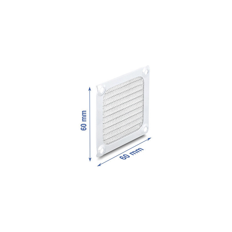 DELOCK Fan Grille 60 x 60 mm Aluminum - Fan