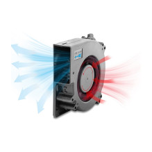 DELOCK Radiallüfter / Lüftergebläse 12V DC 120x120x33mm 3 Pin DELOCK Radiallüfter / Lüftergebläse 12V DC 120x120x33mm 3 Pin