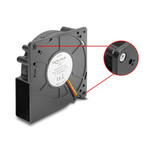 DELOCK Radiallüfter / Lüftergebläse 12V DC 120x120x33mm 3 Pin DELOCK Radiallüfter / Lüftergebläse 12V DC 120x120x33mm 3 Pin