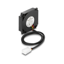 Delock radial fan / blower 12 V DC 40 x 40 x 10 mm with 3-pin fan connector, black Delock radial fan / blower 12 V DC 40 x 40 x 10 mm with 3-pin fan connector, black