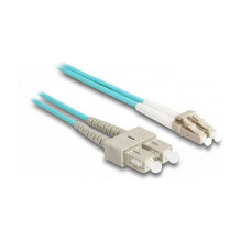 Delock LWL Kabel mit Metallarmierung LC Duplex zu SC Duplex Multimode OM3 2 m Delock LWL Kabel mit Metallarmierung LC Duplex zu SC Duplex Multimode OM3 2 m