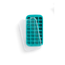 Lekue Ledus kubiņu veidne ar vāciņu silikona - Turquoise Lekue Lekue