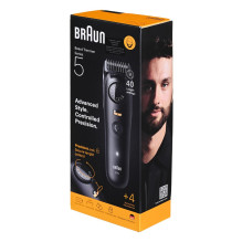 Braun BeardTrimmer 9 BT5520 beard trimmer Battery 40 2 cm Wet & Dry Black Braun BeardTrimmer 9 BT5520 beard trimmer Battery 40 2 cm Wet & Dry Black