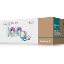 „DeepCool LE240 WH V2“ procesorius. Viskas viename skysčio aušintuvas, 12 cm, baltas, 1 vnt. „DeepCool LE240 WH V2“ procesorius. Viskas viename skysčio aušintuvas, 12 cm, baltas, 1 vnt.